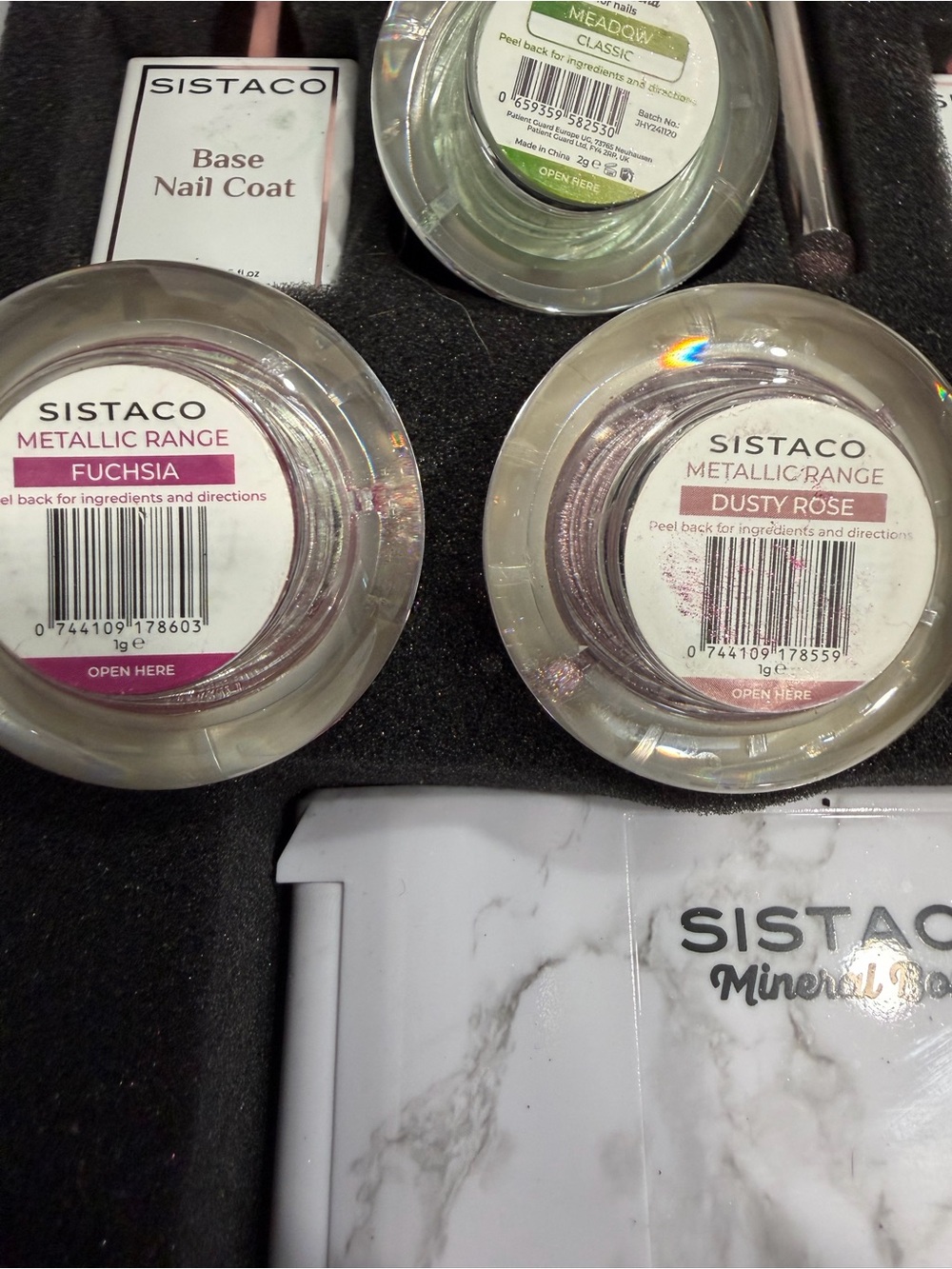Sistaco Mineral Nail Set – Elegant Starter Kit w/ LED Lamp + Powders ECU - Picture 5 of 5